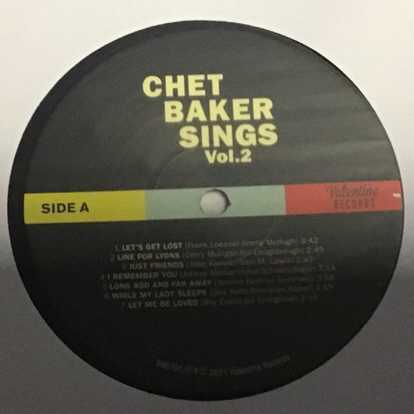 Chet Baker - Chet Baker Sings Vol. 2 (LP) - Velvet Music