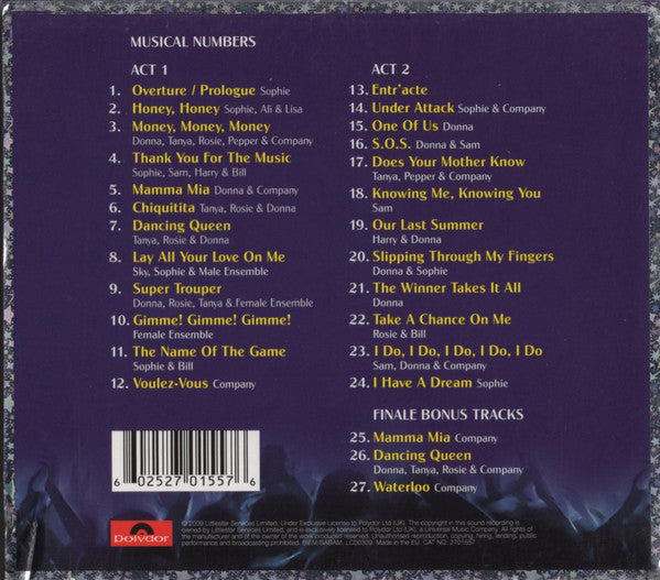 "Mamma Mia!" Original Cast - Mamma Mia! - The Smash Hit Musical Based On Songs Of ABBA "Celebrating A Decade Of London's Dancing  (tweedehands CD) - Velvet Music
