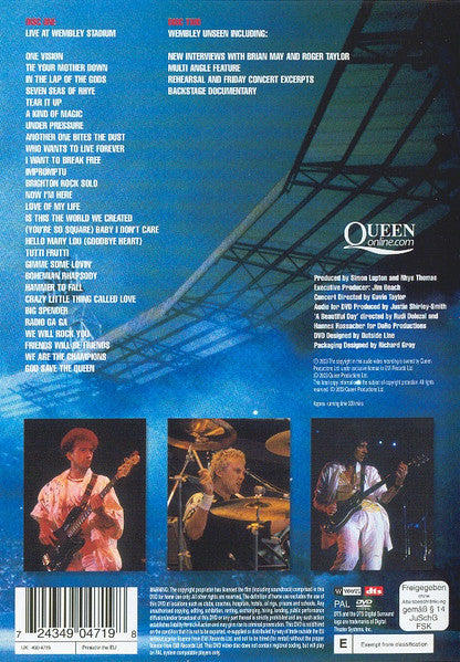 Queen - Live At Wembley Stadium (tweedehands DVD) - Velvet Music