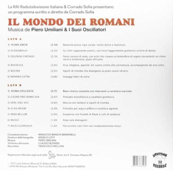 Piero Umiliani & I Suoi Oscill - Il mondo dei romani (LP)