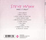 Steve Wynn - Make It Right (CD) - Velvet Music