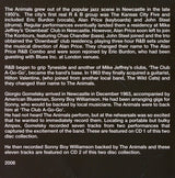 Animals, The Feat. Sonny Boy Williamson (2) - Night Time Is The Right Time (CD) - Velvet Music
