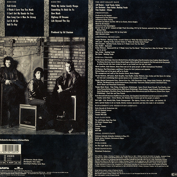 Jeff Healey Band, The - Hell To Pay (tweedehands LP) - Velvet Music