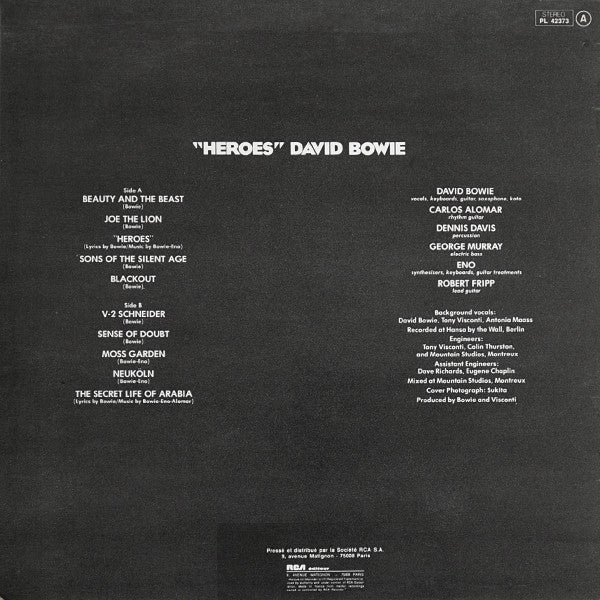 David Bowie - "Heroes" (tweedehands LP) - Velvet Music
