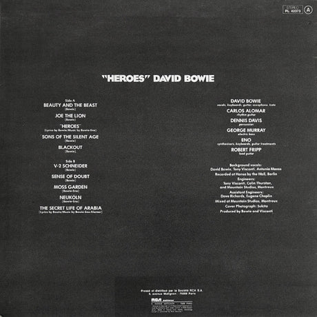 David Bowie - "Heroes" (tweedehands LP) - Velvet Music