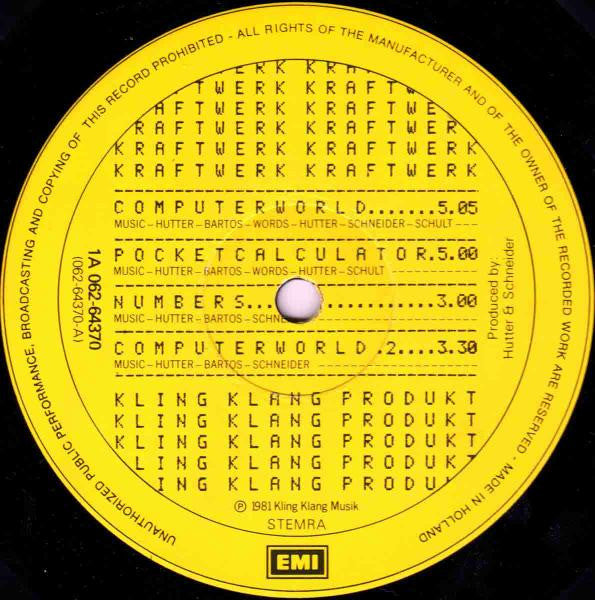 Kraftwerk - Computer World (tweedehands LP) - Velvet Music