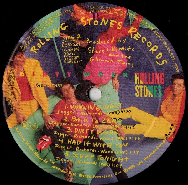 Rolling Stones, The - Dirty Work (tweedehands LP) - Velvet Music
