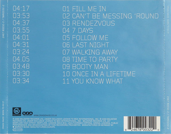 Craig David - Born To Do It (tweedehands CD) - Velvet Music