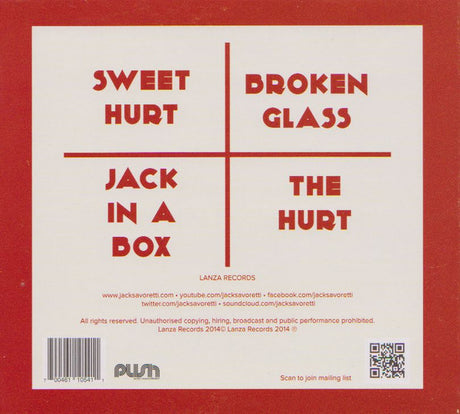 Jack Savoretti - Sweet Hurt (CD d'occasion)
