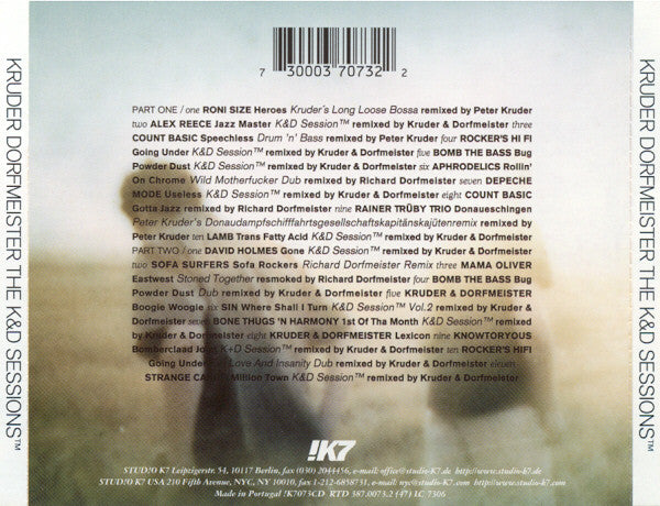 Kruder & Dorfmeister - The K&D Sessions™ (tweedehands CD) - Velvet Music