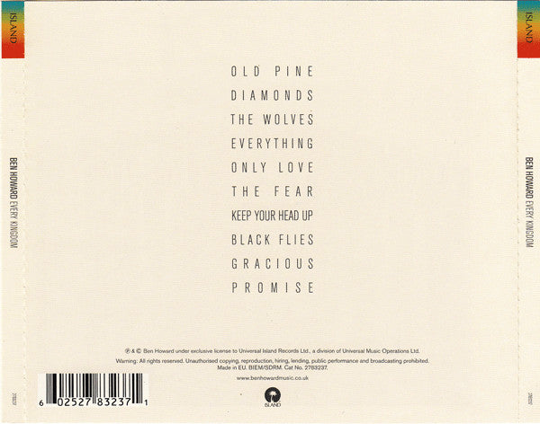 Ben Howard (2) - Every Kingdom (tweedehands CD) - Velvet Music
