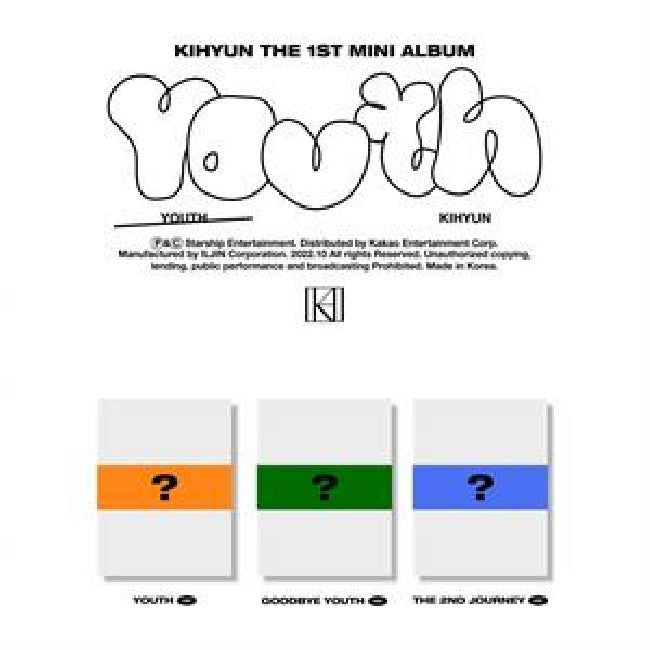 Kihyun - Youth (CD) - Velvet Music