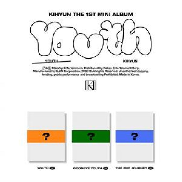 Kihyun - Youth (CD) - Velvet Music