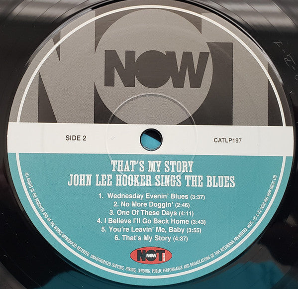 John Lee Hooker - That's My Story John Lee Hooker Sings The Blues (LP)