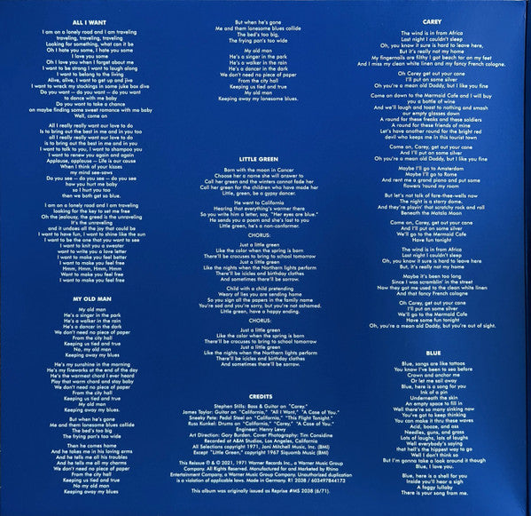 Joni Mitchell - Blue (LP)