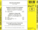 Franz Schubert - Concertgebouworkest • Leonard Bernstein - Symphonies Nos 5 & 8 « Inachevée » (CD d'occasion)