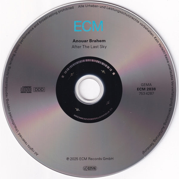Anouar Brahem, Anja Lechner, Django Bates, Dave Holland - After The Last Sky = بعد السماء الأخيرة (CD) - Velvet Music