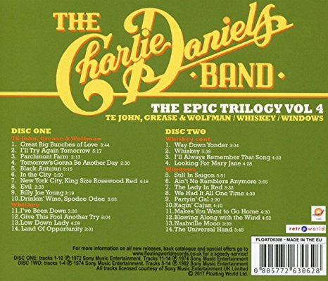 Charlie Daniels Band, The - The Epic Trilogy Vol 4 (CD) - Velvet Music