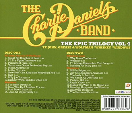 Charlie Daniels Band, The - The Epic Trilogy Vol 4 (CD) - Velvet Music