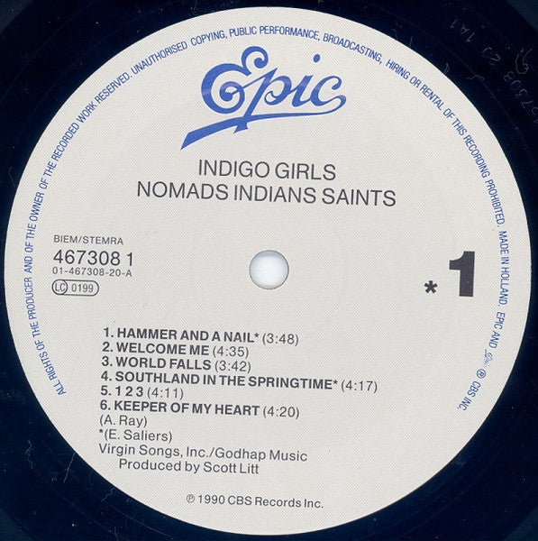 Indigo Girls - Nomads · Indians · Saints (tweedehands LP) - Velvet Music