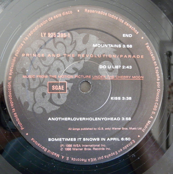 Prince And The Revolution - Parade (tweedehands LP) - Velvet Music
