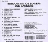 Joe Sanders (3) - Introducing Joe Sanders (CD d'occasion)