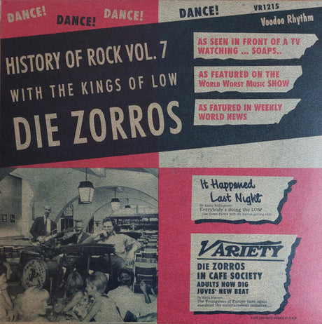 Die Zorros - History Of Rock Vol. 7 (LP) - Velvet Music