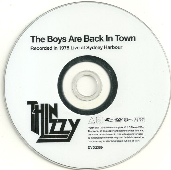 Thin Lizzy - The Boys Are Back In Town (DVD d'occasion)