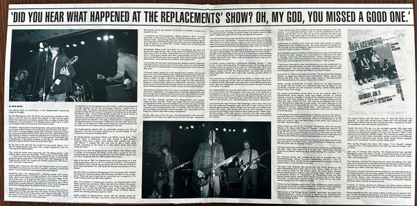 Replacements, The - Not Ready For Prime Time: Live At The Cabaret Metro, 1986 (LP)