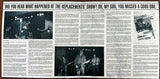 Replacements, The - Not Ready For Prime Time: Live At The Cabaret Metro, 1986 (LP)