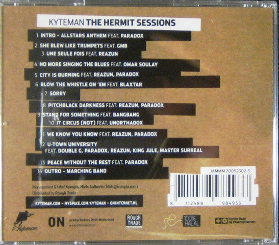 Kyteman - The Hermit Sessions (CD) - Velvet Music
