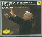 Ludwig van Beethoven, Herbert Von Karajan, Berliner Philharmoniker - 9 Symphonien, Ouvertüren (tweedehands CD) - Velvet Music