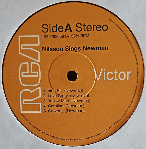 Harry Nilsson - Nilsson Sings Newman (33 tours)