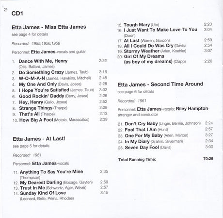 Etta James - Five Classic Albums (CD)
