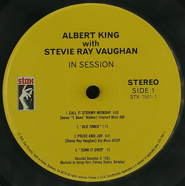 Albert King with Stevie Ray Vaughan - In session (LP) - Velvet Music