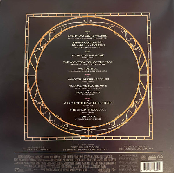 Stephen Schwartz - Wicked: For Good (Bande originale) (LP)